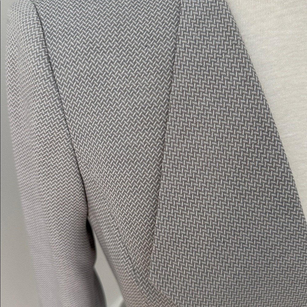 WHITE HOUSE BLACK MARKET Herringbone Suiting Blazer - Picture 9 of 13